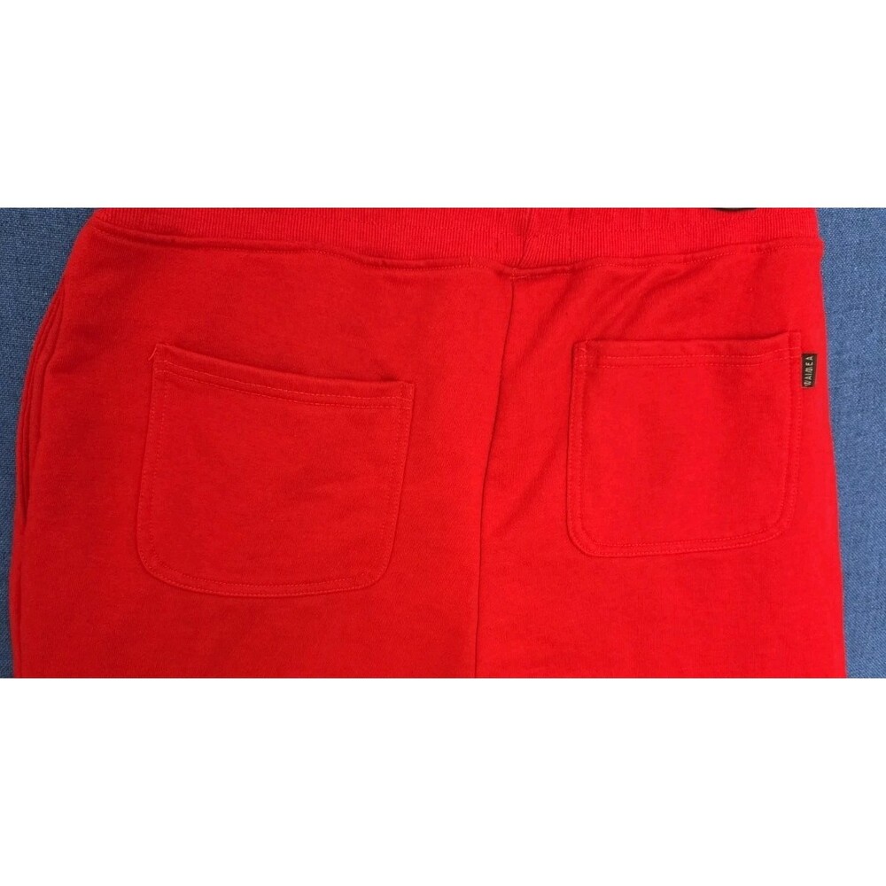 Waimea Men's Large Stacked Fit Sweatpants Joggers Red Logo Y2K - Picture 4 of 11